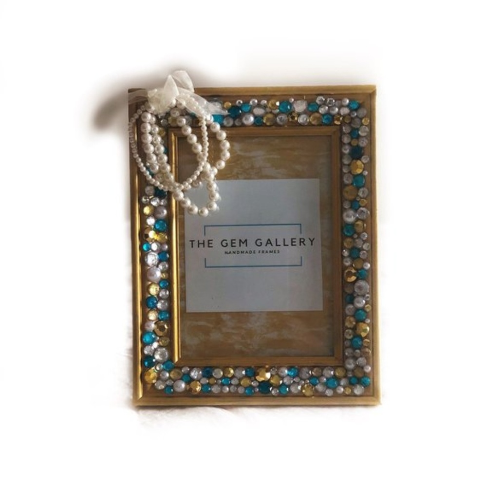 Something Borrowed, Something Blue Jeweled Frame
